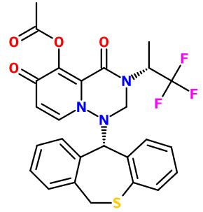 (image for) MC004061 [1-[(11S)-6,11-Dihydrobenzo[c][1]benzothiepin-11-yl]-4,6-dioxo-3-[(2R)-1,1,1-trifluoropropan-2-yl]-2H-pyrido[2,1-f][1,2,4]triazin-5-yl] acetate